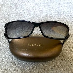 Gucci sunglasses with hard case